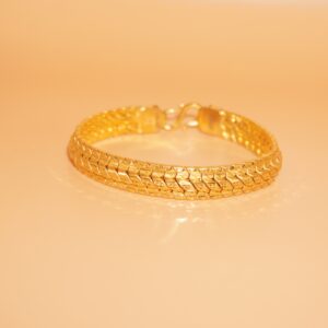 22k Gold Plain Design Bracelet