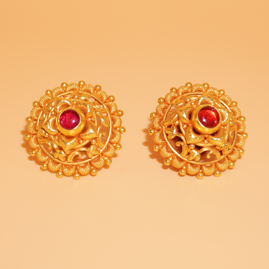 916 Gold Antique Earrings