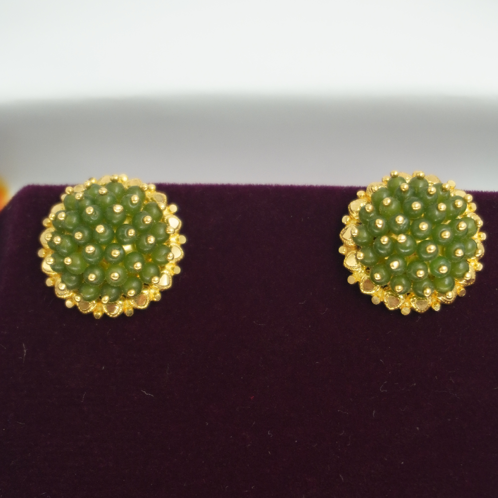 916 Gold Fancy Earrings