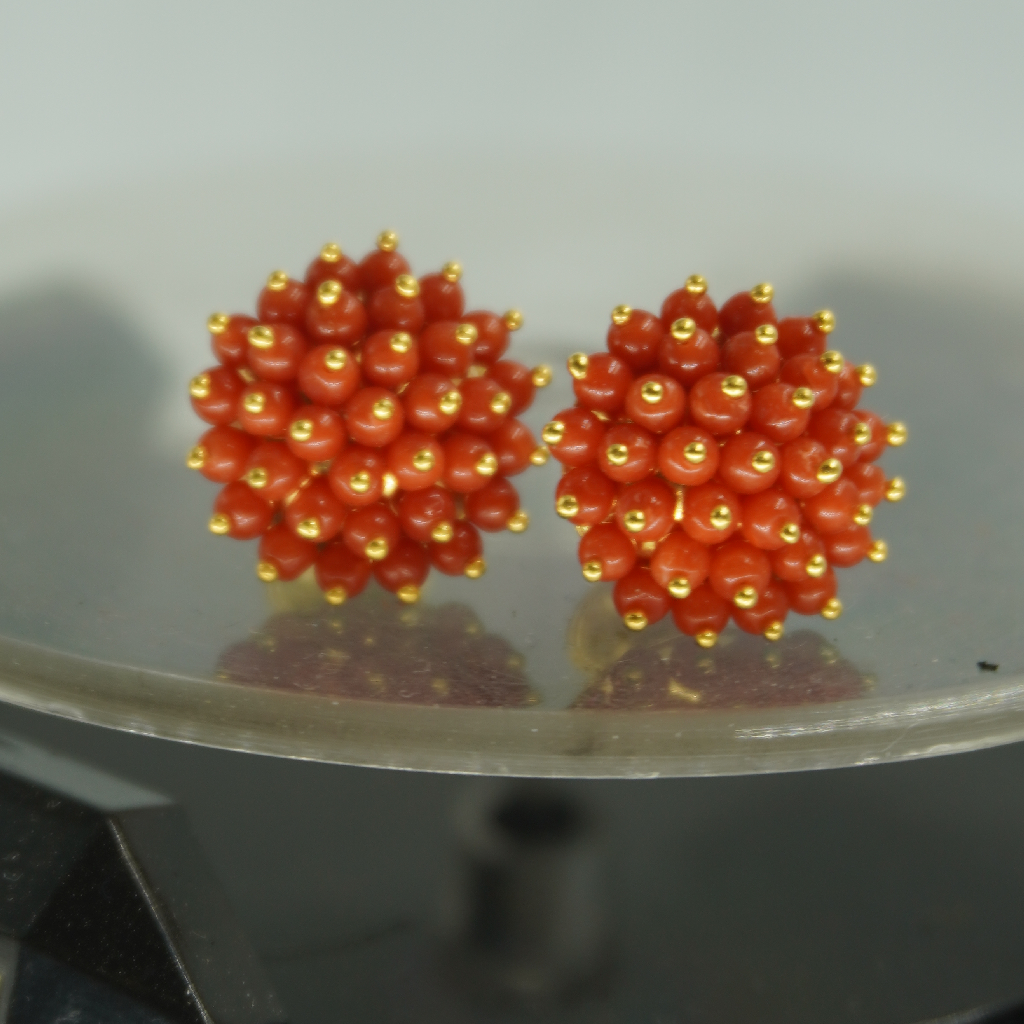 916 Gold Earrings 76R22