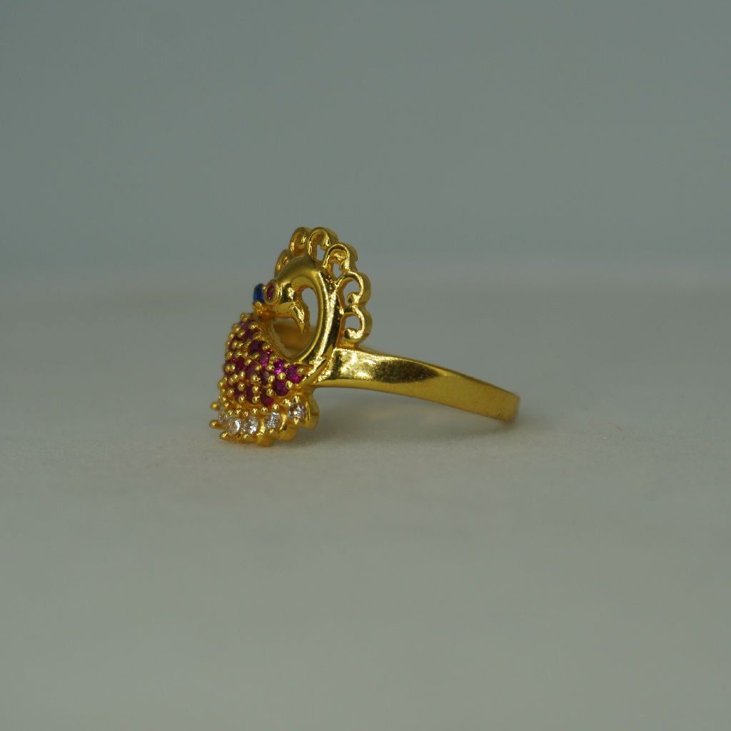 916 Gold  Traditional Ring