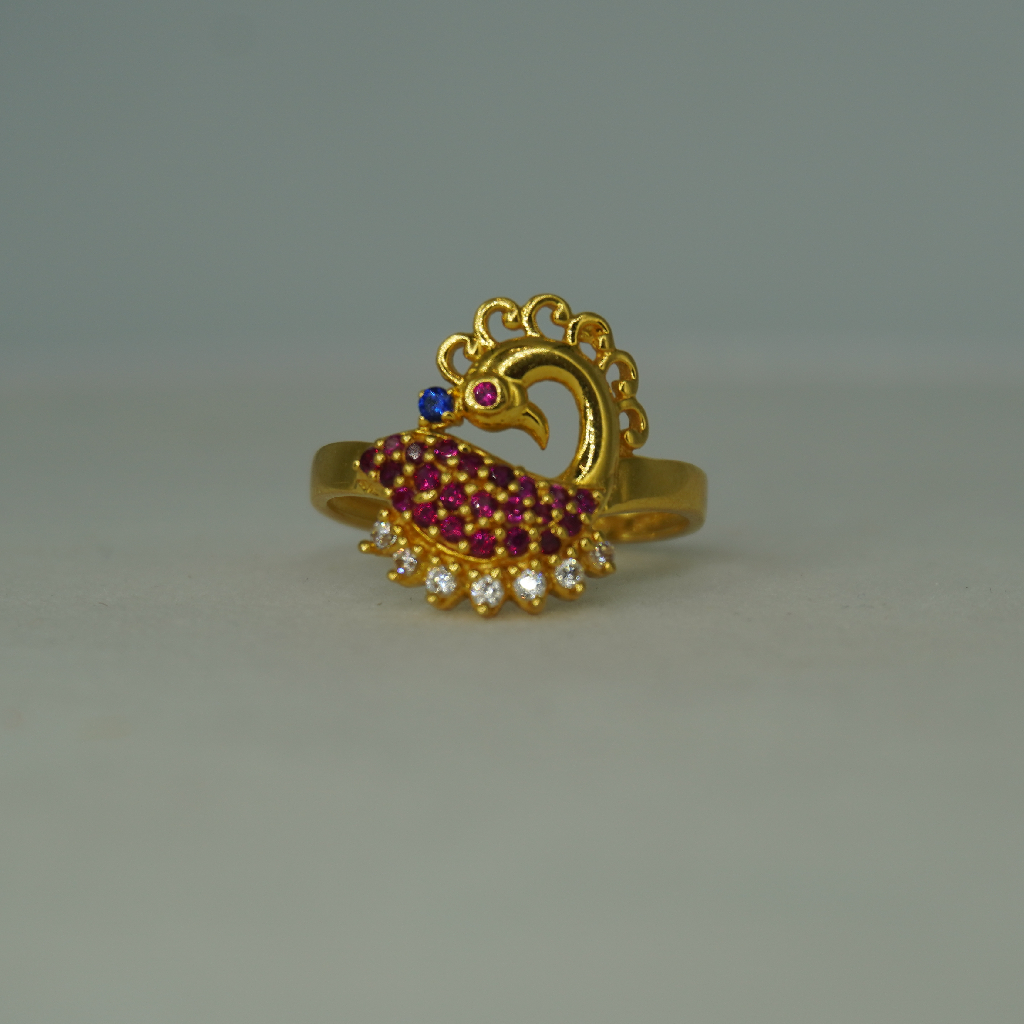916 Gold  Traditional Ring