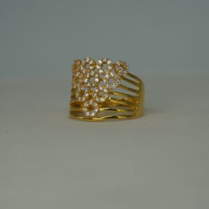 Plain Gold Feather Touch Ring