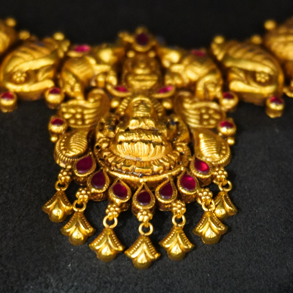 22k Gold Temple Necklace