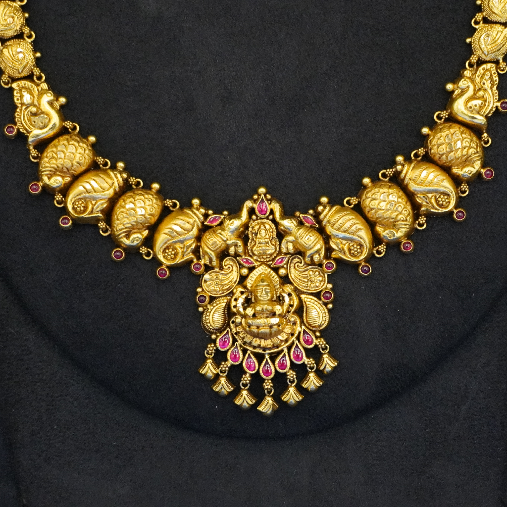 22k Gold Temple Necklace