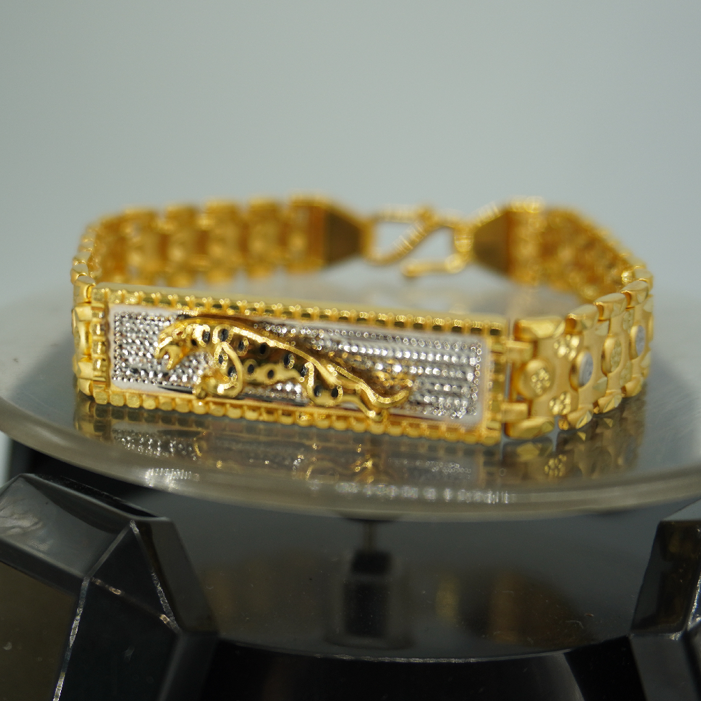 22k Yellow Gold Men Bracelet
