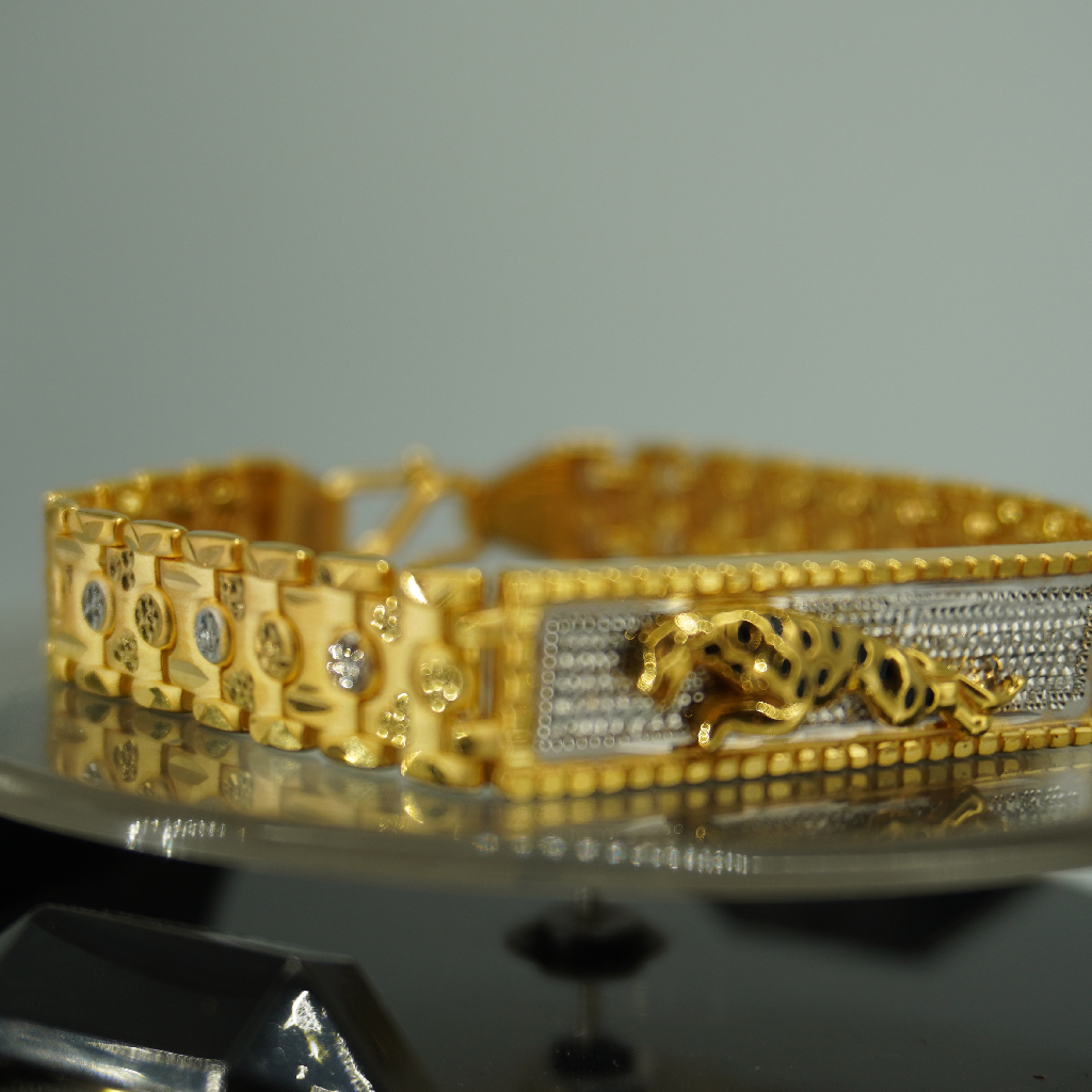 22k Yellow Gold Men Bracelet