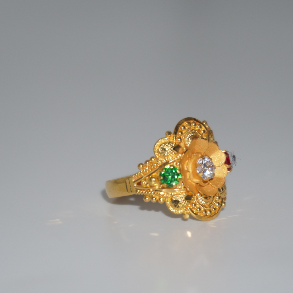 916 Gold Fancy Ladies Ring