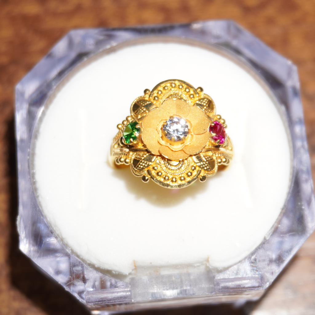 916 Gold Fancy Ladies Ring