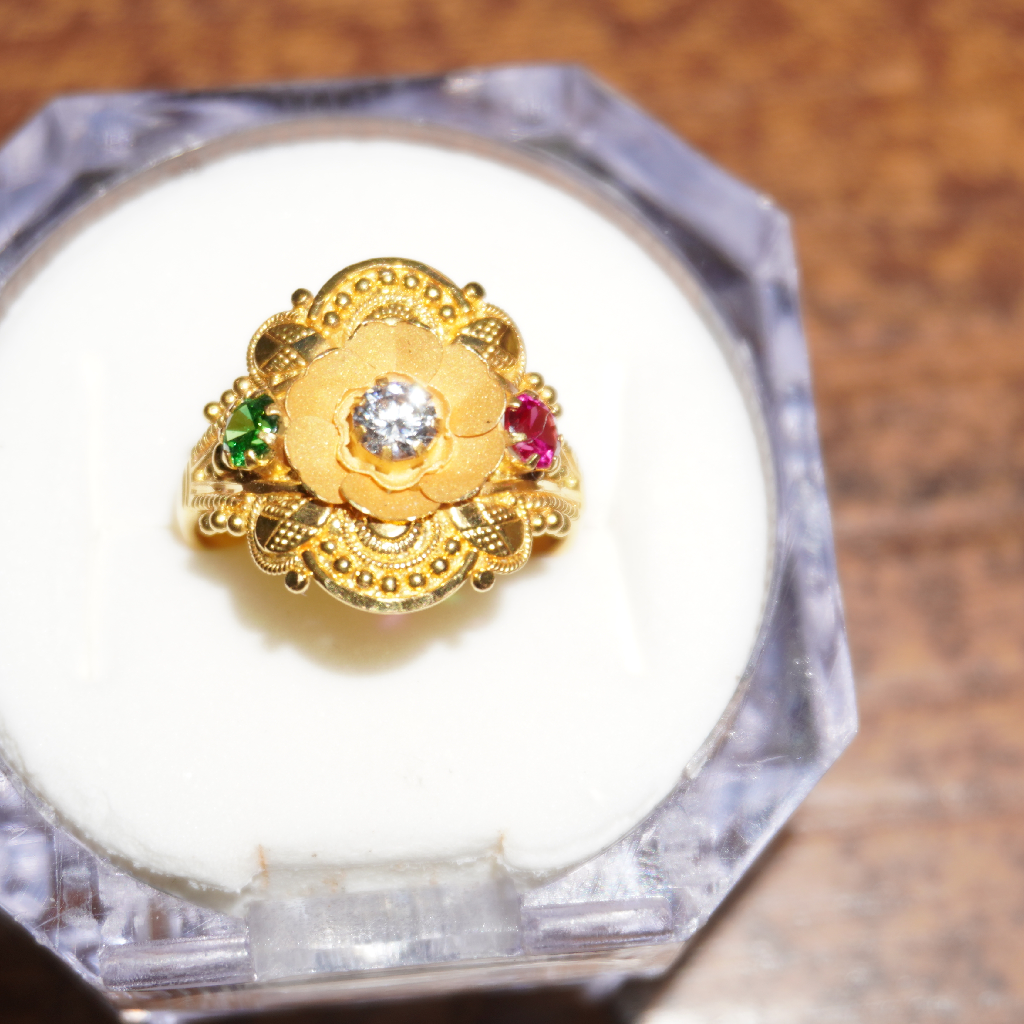 916 Gold Fancy Ladies Ring