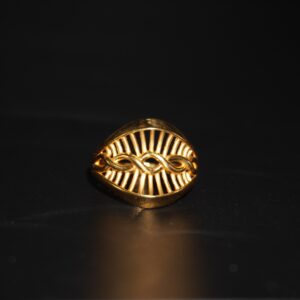 22k Plain Gold Infinity Design  Ring