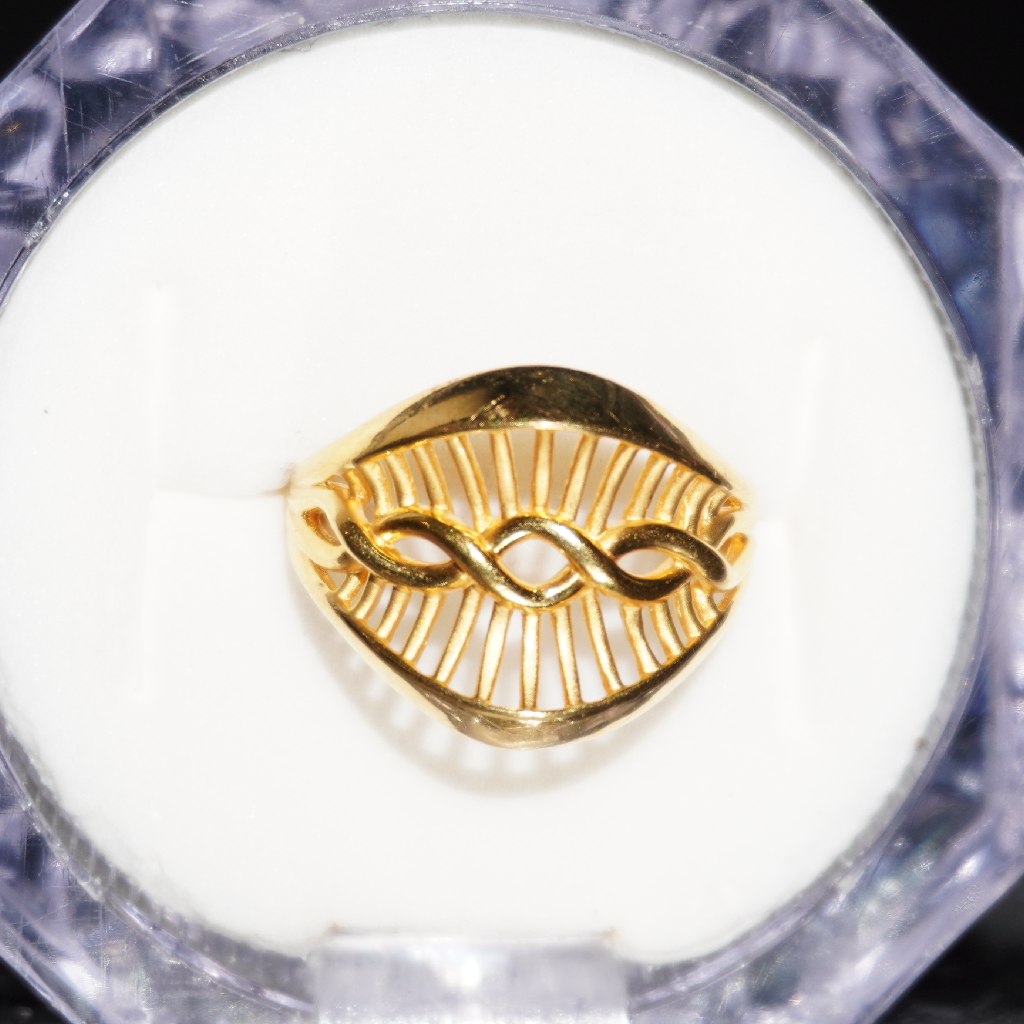 22k Plain Gold Infinity Design  Ring