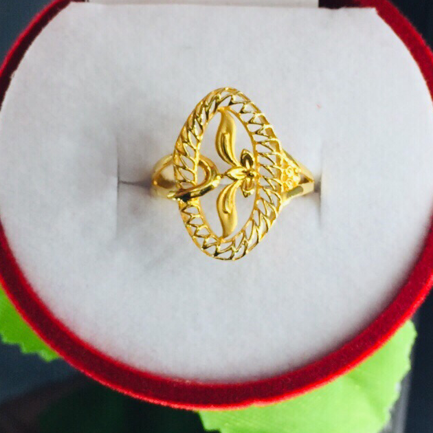 22k Gold Plain Traditional Ring
