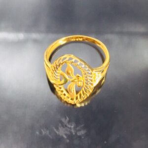 22k Gold Plain Traditional Ring