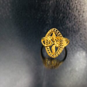 22k Gold Plain Traditional Ring