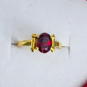 916 Gold Plain Traditional Ring