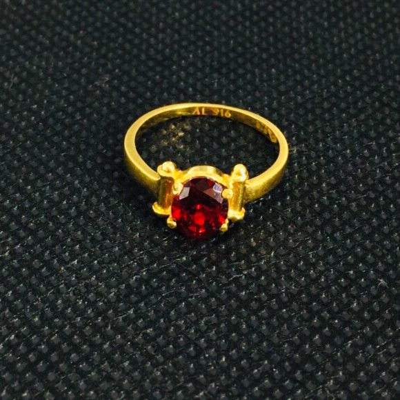 916 Gold Plain Traditional Ring