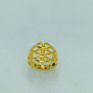 916 Gold Plain Traditional Ring