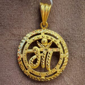 22K Gold Maa Design Pendant