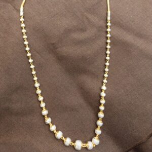 Laser cut ladies  gold chain 916 hallmark