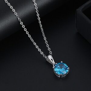 Silver Necklace "Celestial Glow"