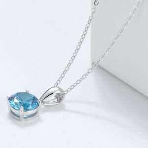 Silver Necklace "Celestial Glow"