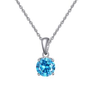 Silver Necklace "Celestial Glow"