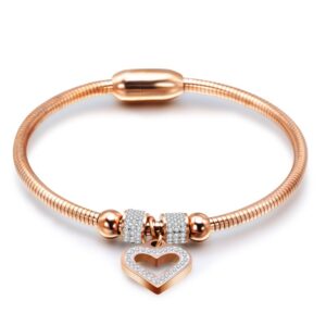 Steel bracelet "love"