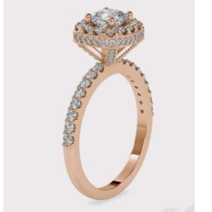 18k gold ring 1.82 gms wt. 0.28 ct. round shape diamond