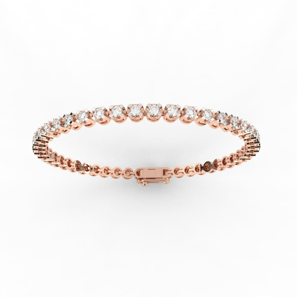 Big And Most Shiny Diamond Tennis Bracelet