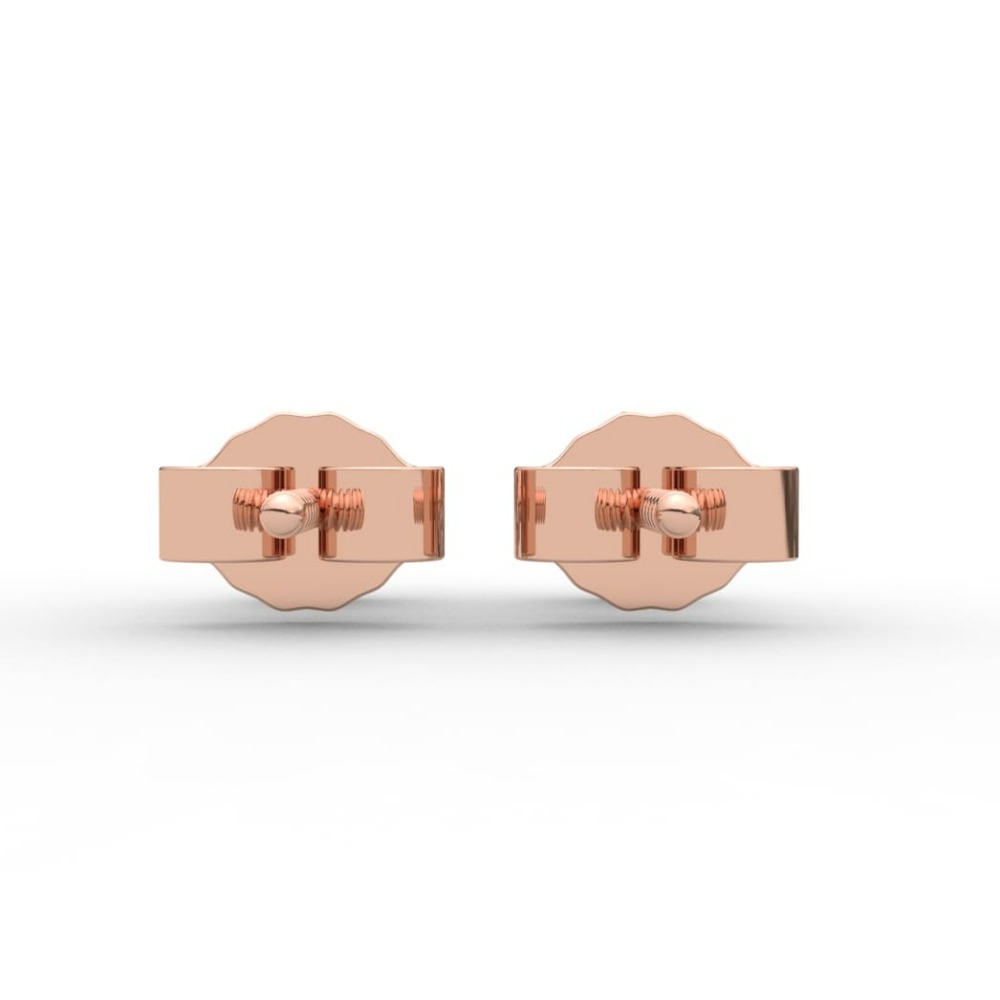 Solitaire Brilliant Diamond Stud Earrings