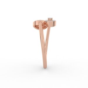 Glitzy Halo Engagement Ring