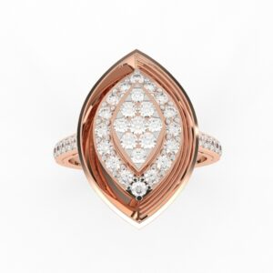 Marquis Halo Diamond Ring
