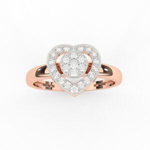 Heart Shape Unique Ring