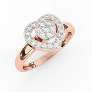 Heart Shape Unique Ring