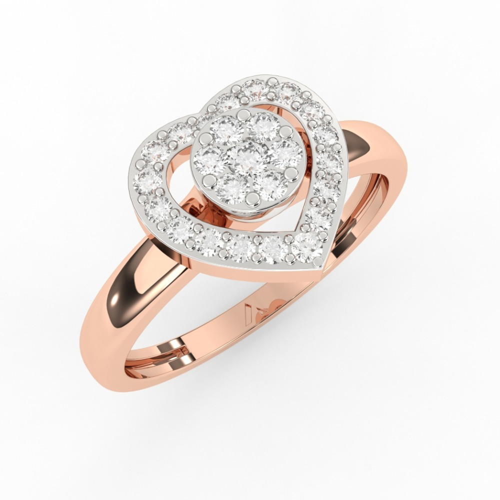 Heart Shape Unique Ring