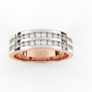 Half Eternity Diamond Wedding Band