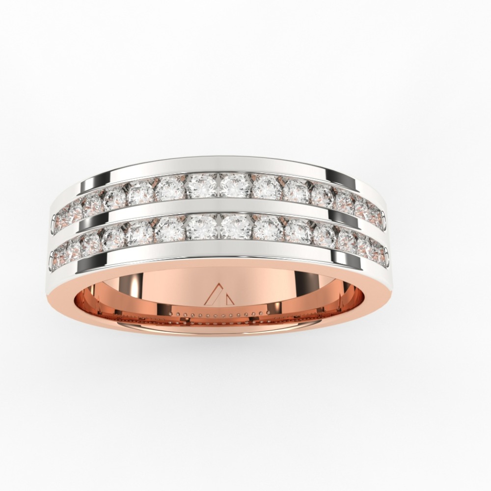 Half Eternity Diamond Wedding Band