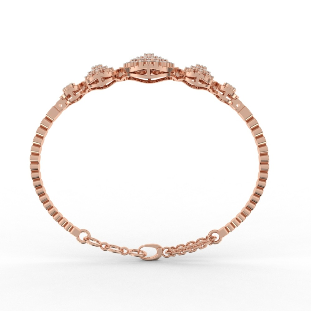 Patite Interleced Diamond Bracelet