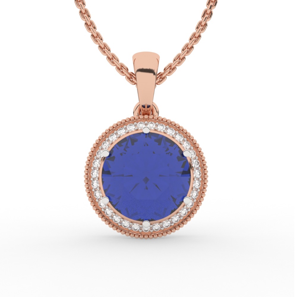 Ruby Victory Diamond Pendant