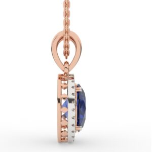 Classy Oval Halo Sapphire Gem
