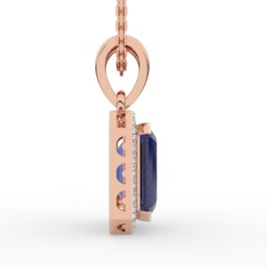 Elegant Sapphire Gem Pendant