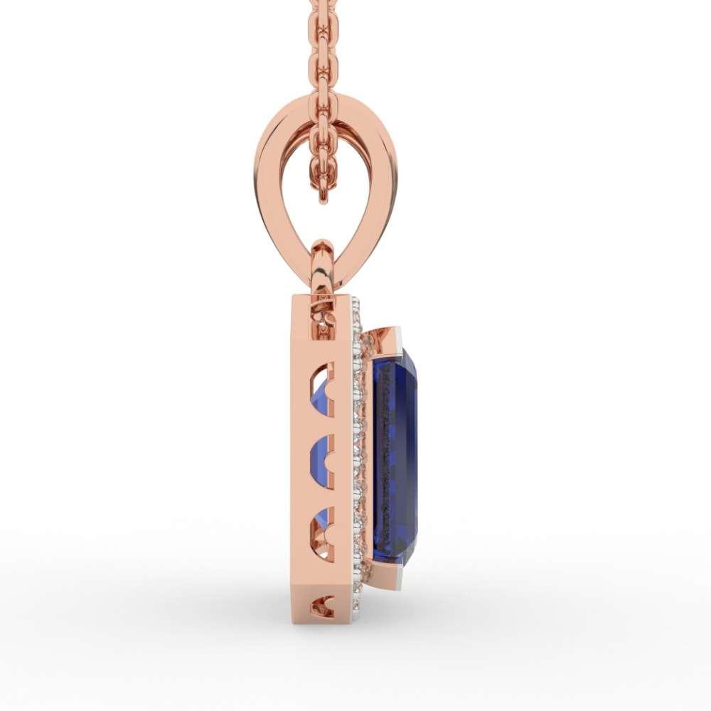 Elegant Sapphire Gem Pendant