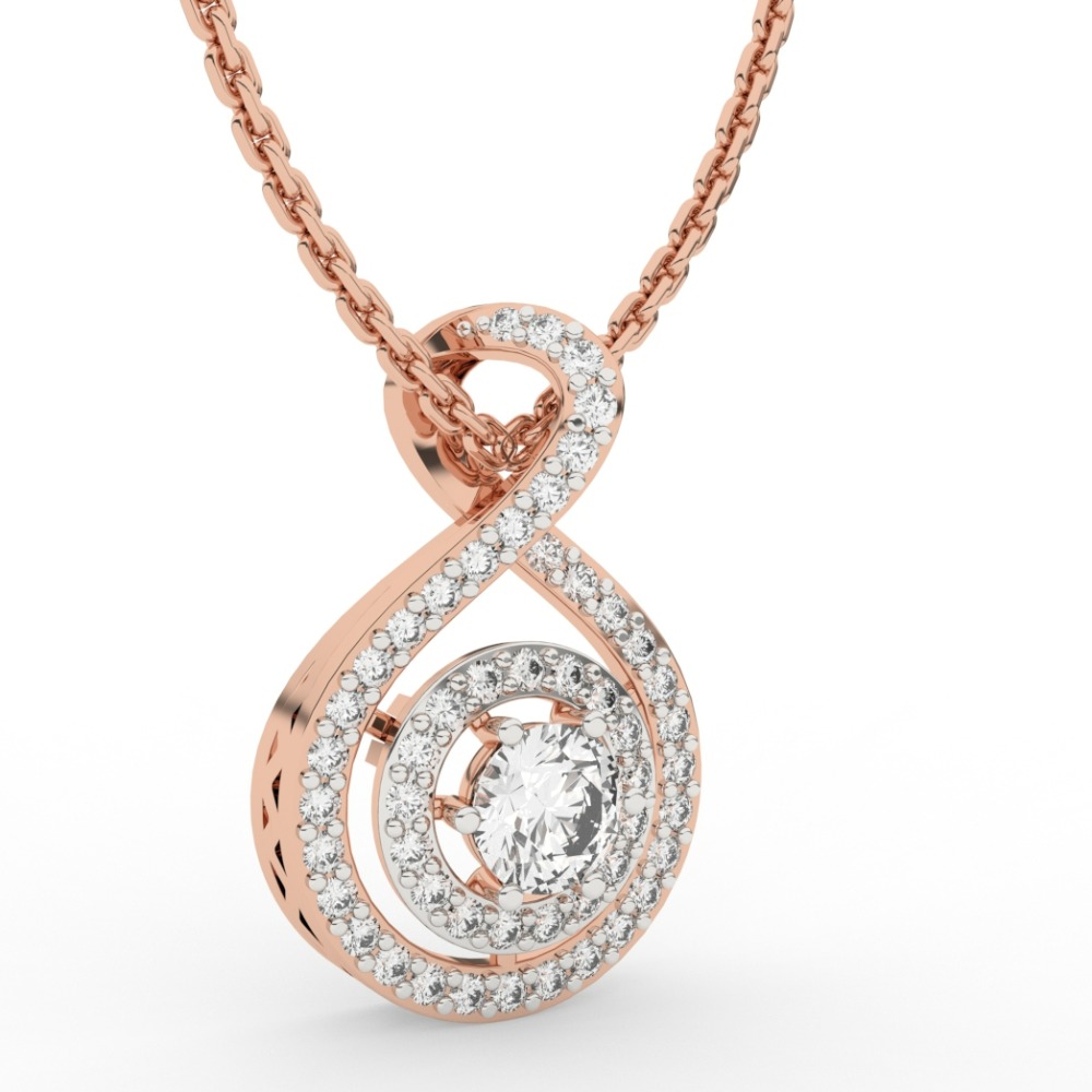 Falling Dew Diamond Pendant