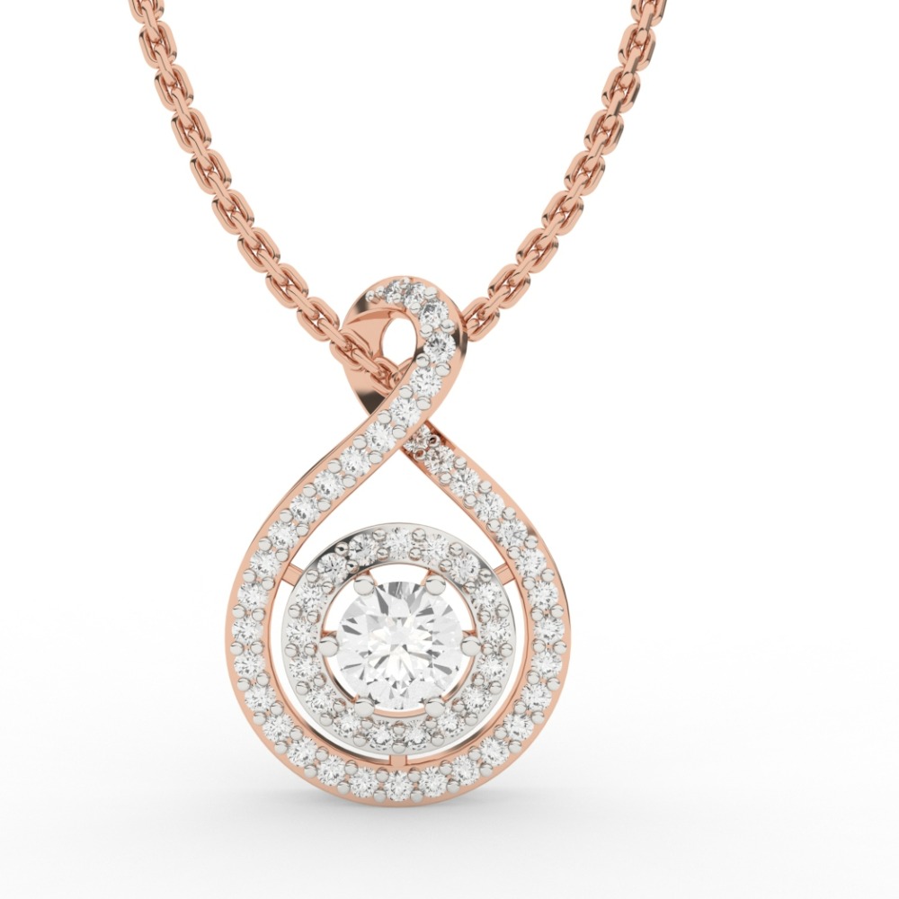 Falling Dew Diamond Pendant