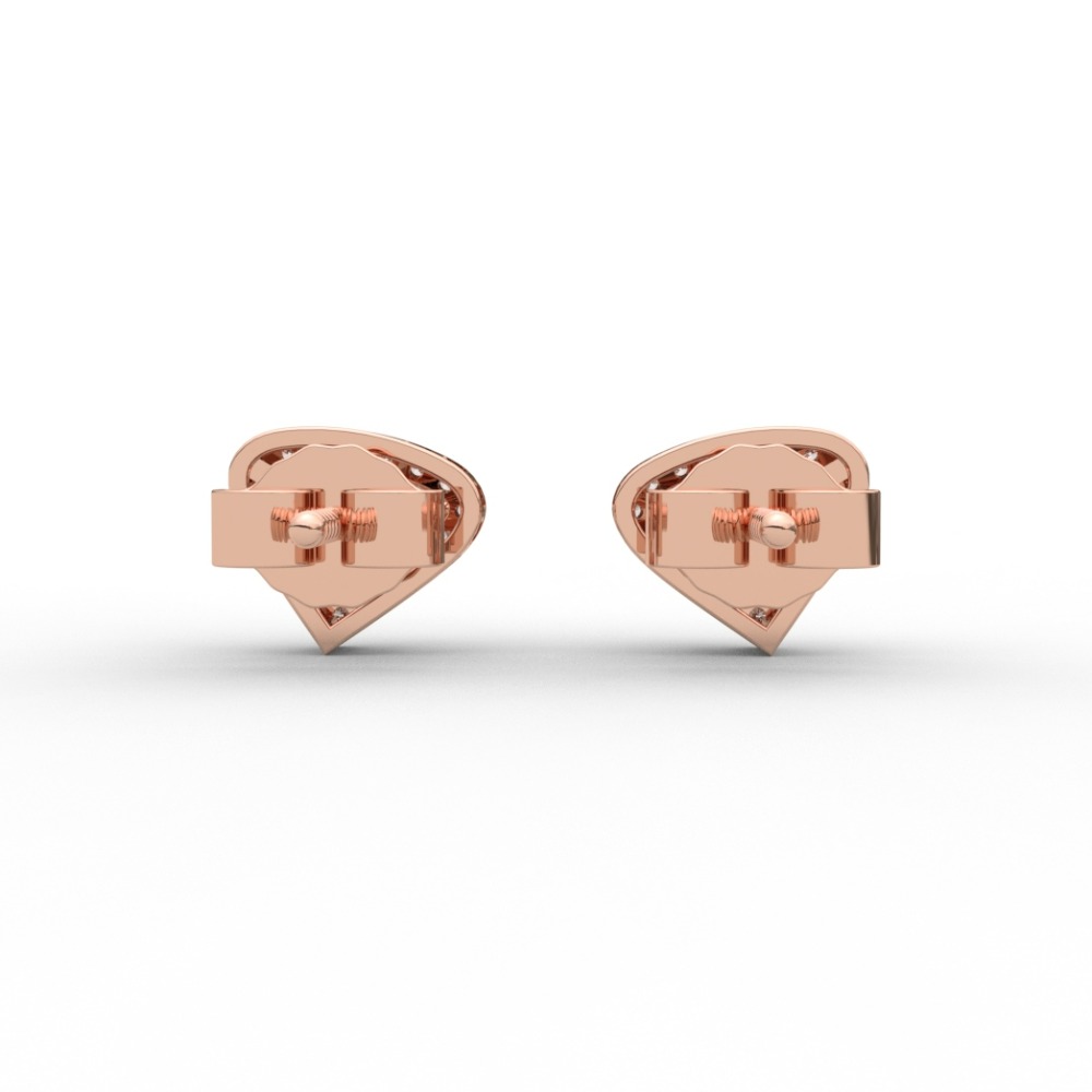 Blissful Triangle Diamond Earring