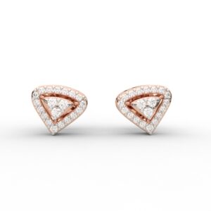 Blissful Triangle Diamond Earring