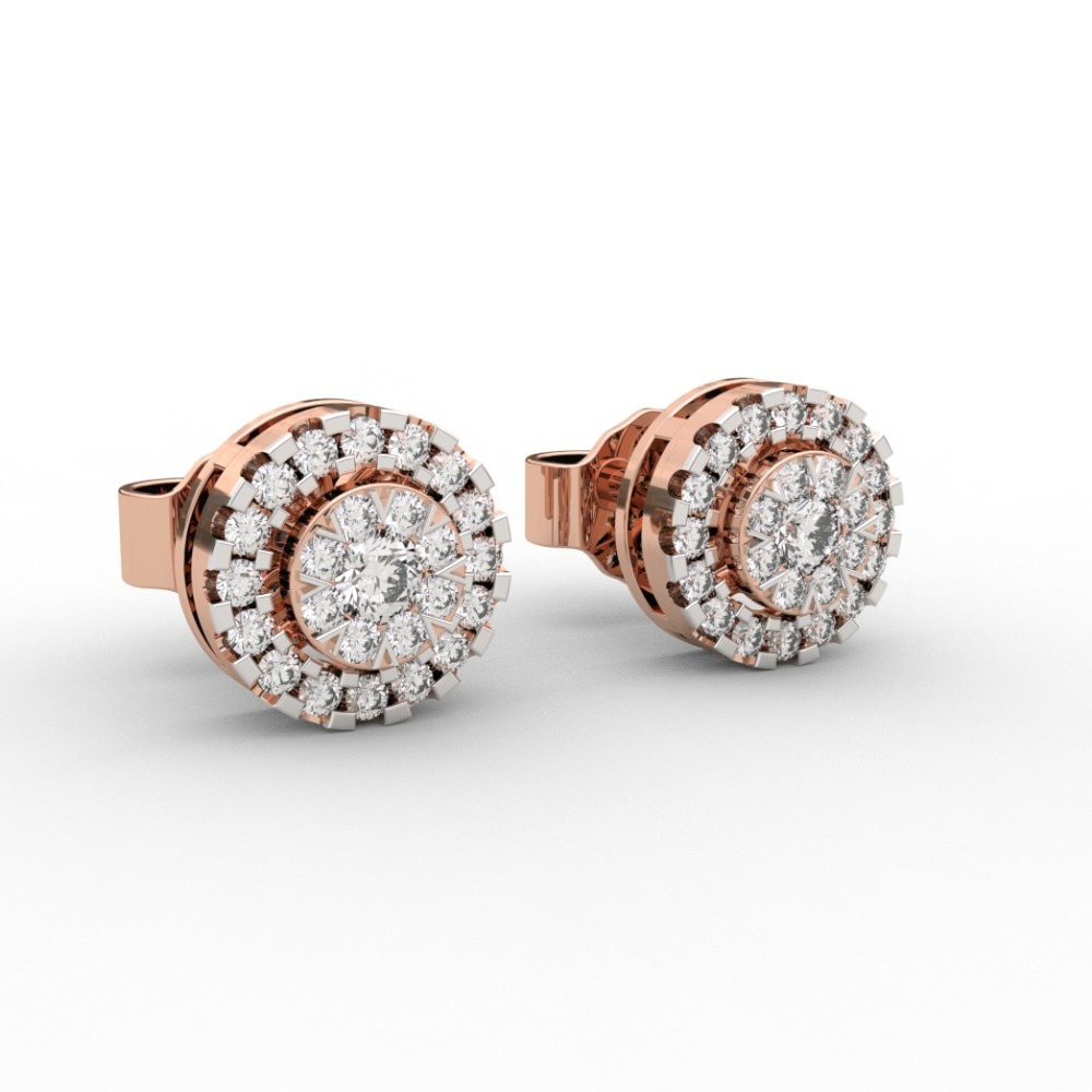 Miracle Halo Diamonds Earrings
