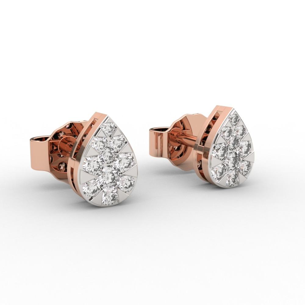 Unique Pear Stone Earrings