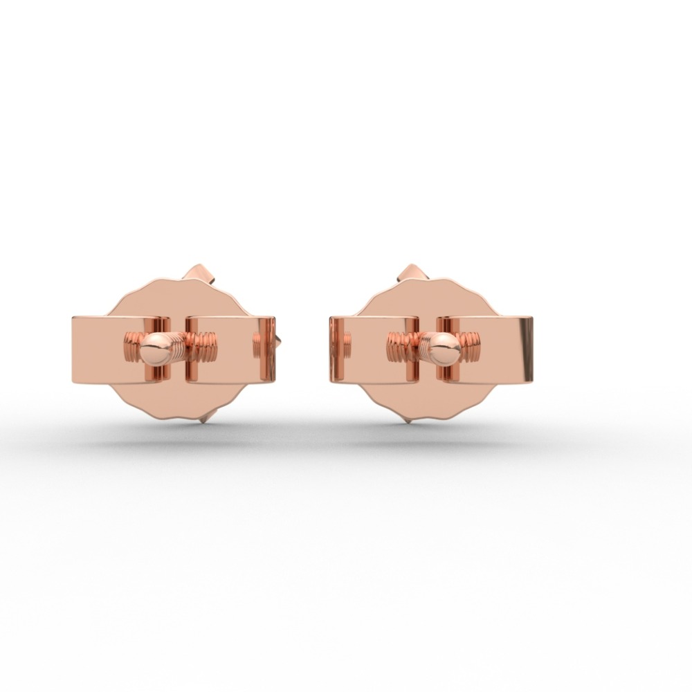 Four Prong Solitaire Earrings